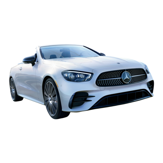 Mercedes-Benz Clase E Cabrio 2021 Instrucciones De Servicio