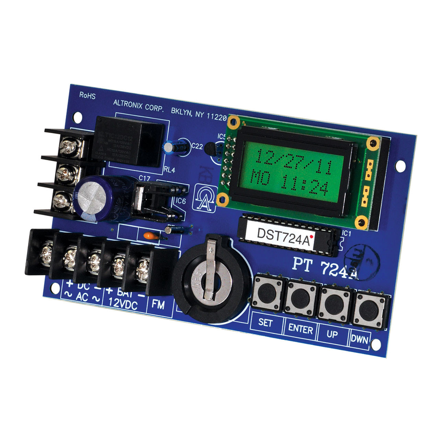 Altronix PT724A Guia De Instalacion