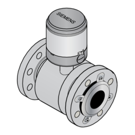 Siemens SITRANS F MAG 8000 Manual Del Usuario