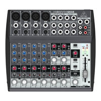 Behringer XENYX 802 Guia De Inicio Rapido