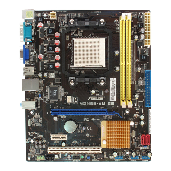 Asus M2N68-AM SE Manual Del Usuario
