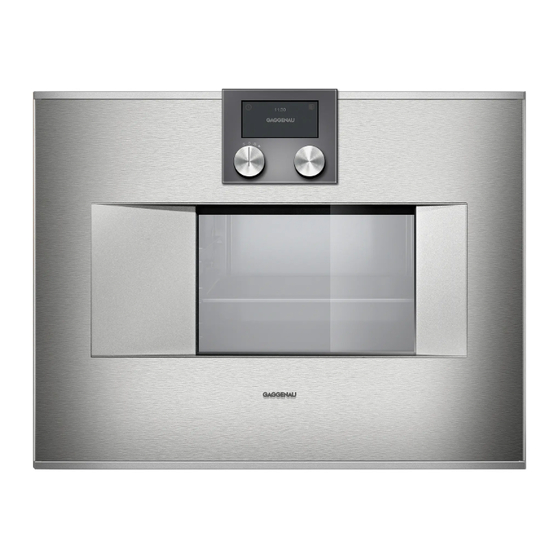 Gaggenau BS 474/475 6 Serie Instrucciones De Instalación