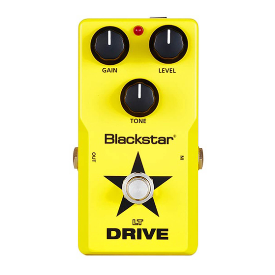 Blackstar Amplification LT-DRIVE Manuales