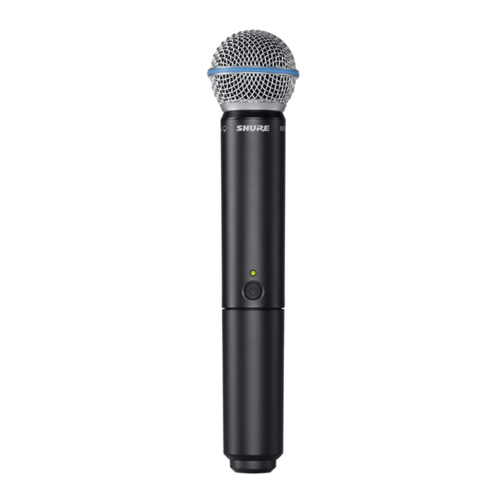 Shure BLX Manual De Usuario