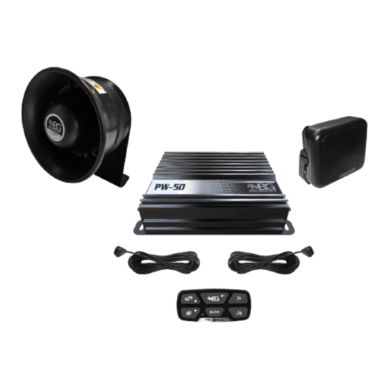 B&G electronics PW-50 Manual De Instalación Y Funcionamiento