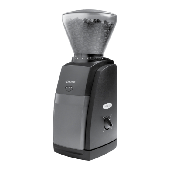 Baratza Encore Manual De Operación