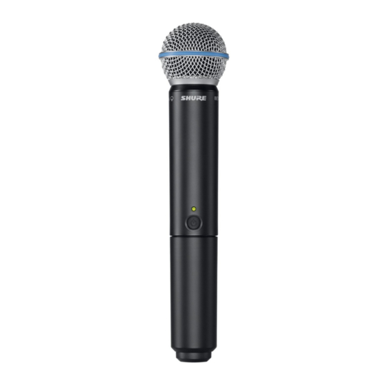 Shure BLX Manual De Instrucciones
