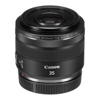 Canon RF 35mm F1.8 MACRO IS STM Instrucciones