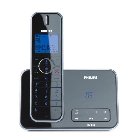 Philips ID5551B/55 Manuales