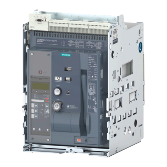 Siemens SENTRON 3WT Instrucciones De Servicio