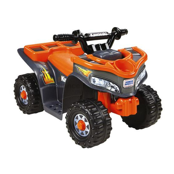 Fisher-Price Power Wheels CDD24 Manual Del Usuario