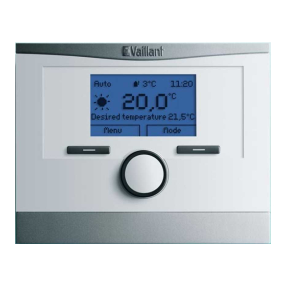 Vaillant calorMATIC 450 Instrucciones De Instalación