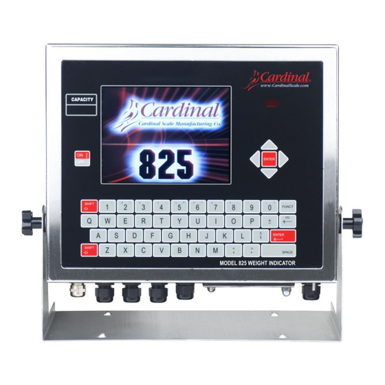 Cardinal 825 Manual De Instalación Y Técnico