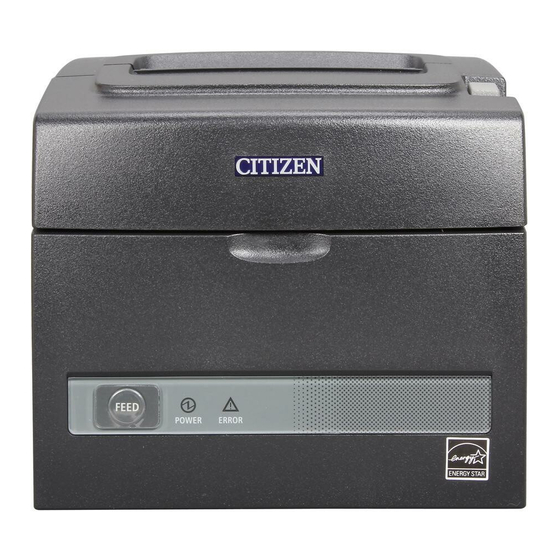 Citizen CT-S310II Manuales