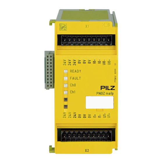 Pilz PNOZ ma1p Manual De Instrucciones