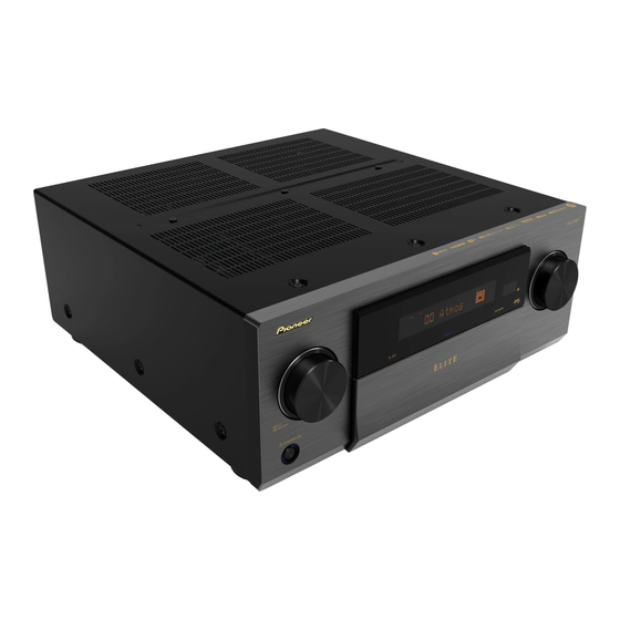 Pioneer VSA-LX805 Manual De Instrucciones