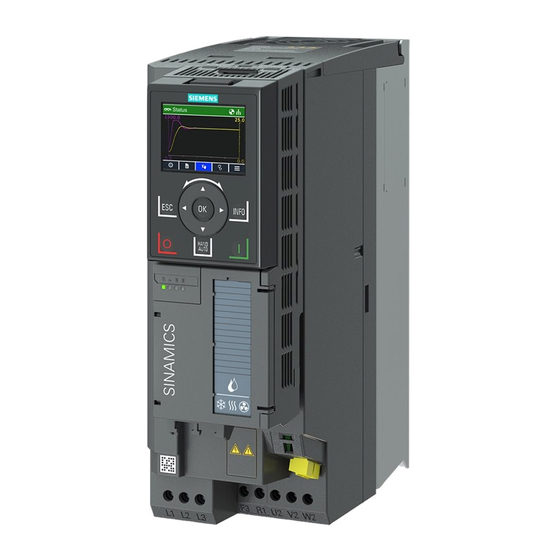 Siemens SINAMICS G120X Serie Instrucciones De Servicio