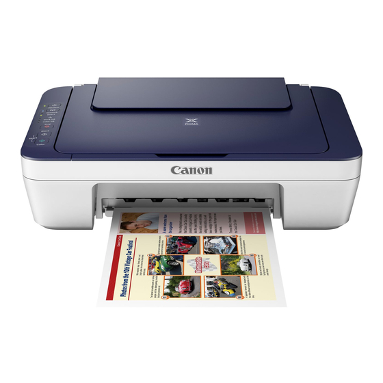 Canon MG3000 Serie Manual En Linea