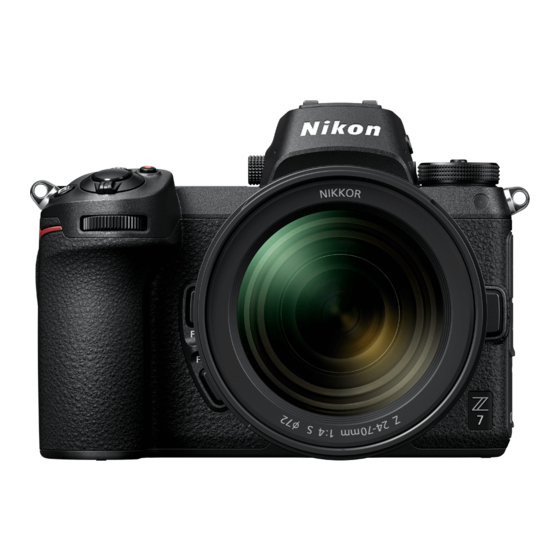 Nikon Serie Z7 Manual De Referencia