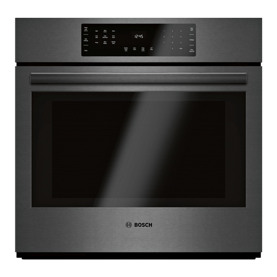 Bosch HBL8463UC Manual De Instalación - Uso - Mantenimiento