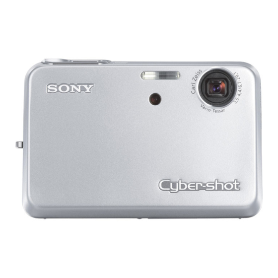 Sony Cyber-shot DSC-T3 Manual De Instrucciones