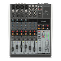 Behringer XENYX 1204FX Instrucciones Breves