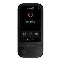 AJAX KeyPad TouchScreen Manual De Usuario