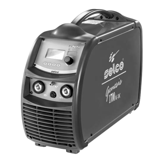 Selco Genesis 1700 AC/DC Instrucciones De Uso