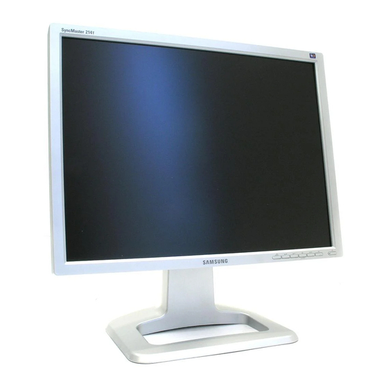 Samsung SyncMaster 214T Manual De Instrucciones
