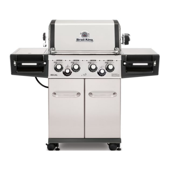 Broil King REGAL S490 PRO IR Manuel De Montage & Liste De Pieces