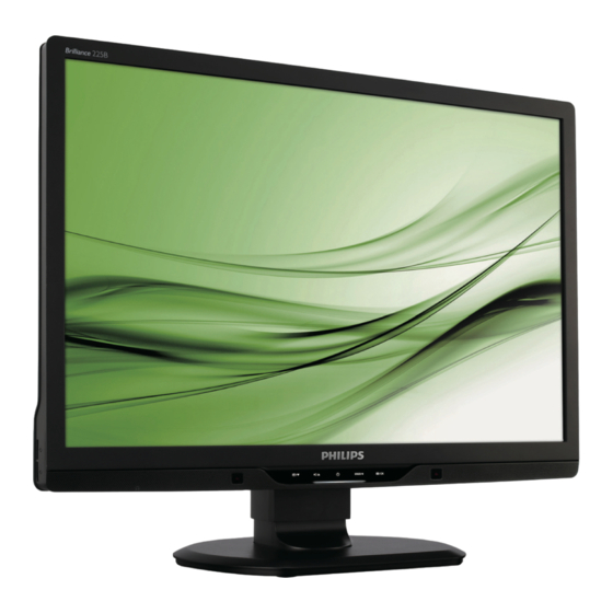 Philips 225BL2 Manual Del Usuario