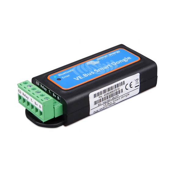 Victron energy VE.Bus Smart Dongle Manual Del Usuario