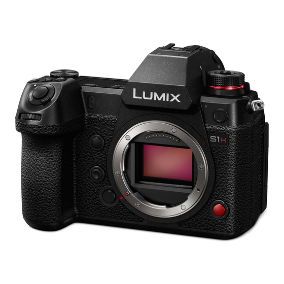Panasonic Lumix S1H Instrucciones De Funcionamiento