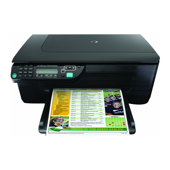 HP OFFICEJET 4500 Manual De Instrucciones