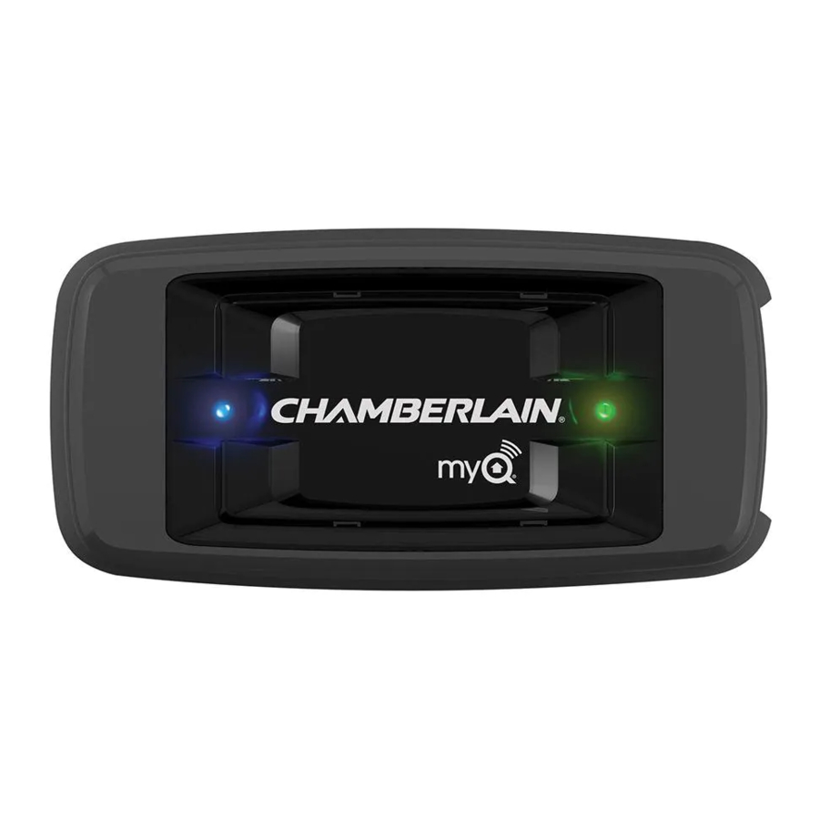 Chamberlain MYQ-G0201 Manuales