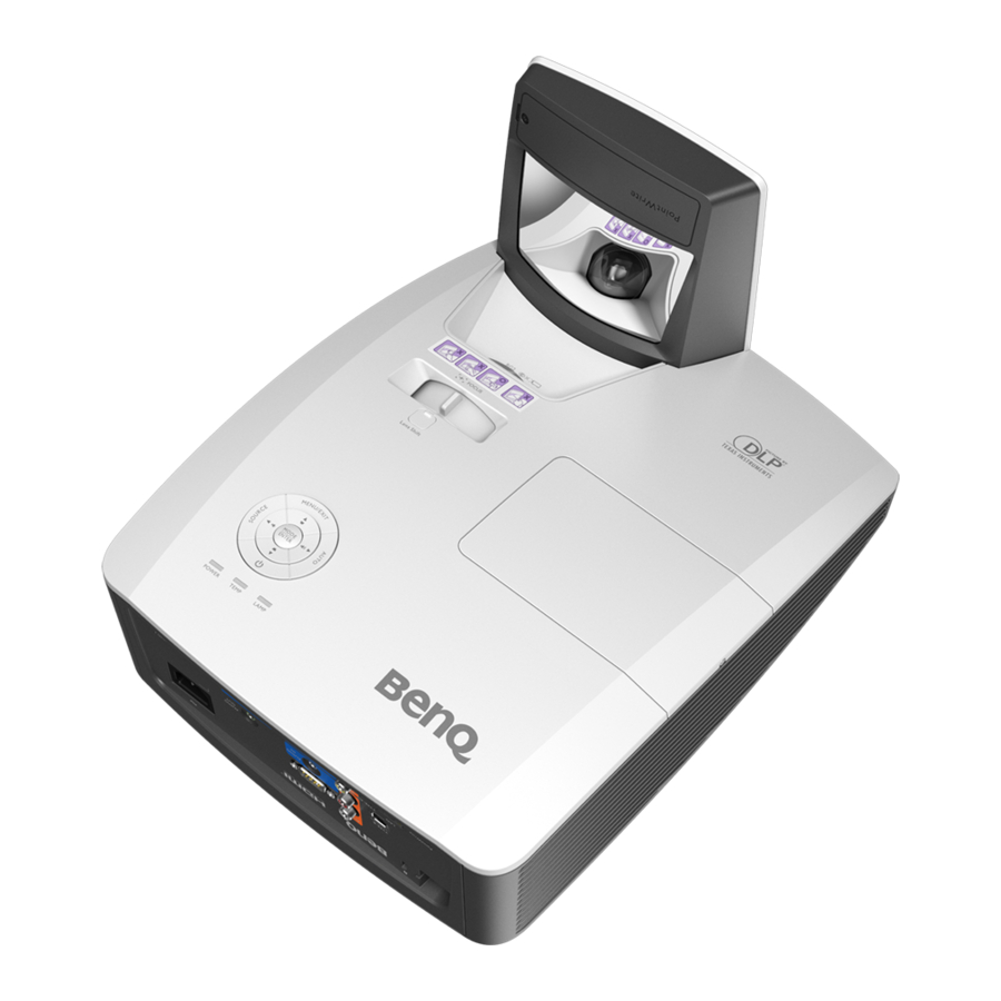 BenQ MW855UST+ Manuales