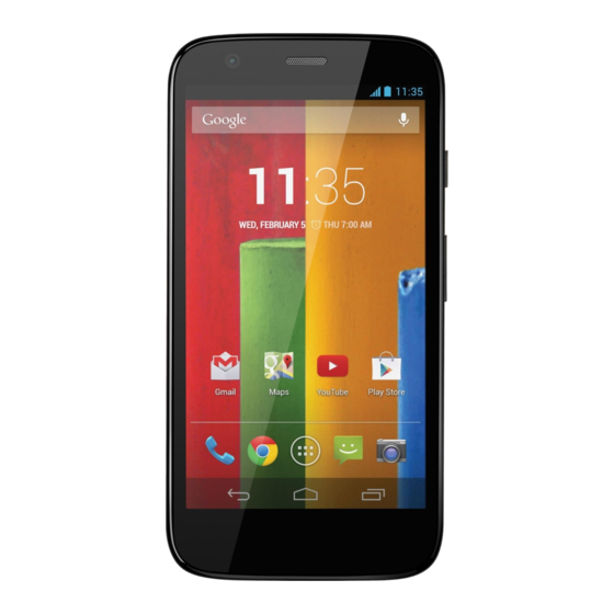 Motorola Moto G XT1032 Manuales