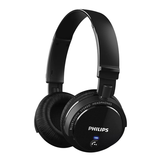 Philips SHB5500 Manuales