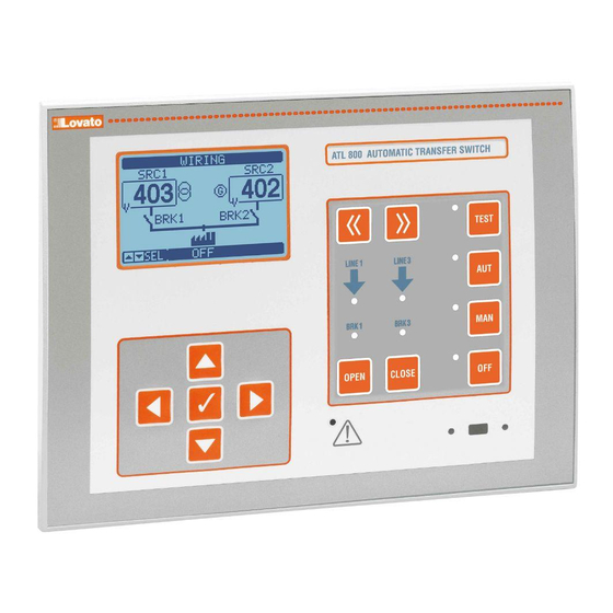 LOVATO ELECTRIC ATL800 Manual De Instrucciones