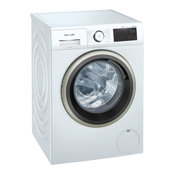 Siemens WM14LPH0ES Manual De Usuario E Instrucciones De Montaje