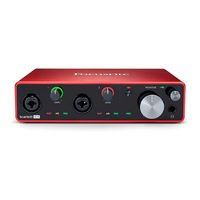 Focusrite Scarlett 4i4 Guia Del Usuario