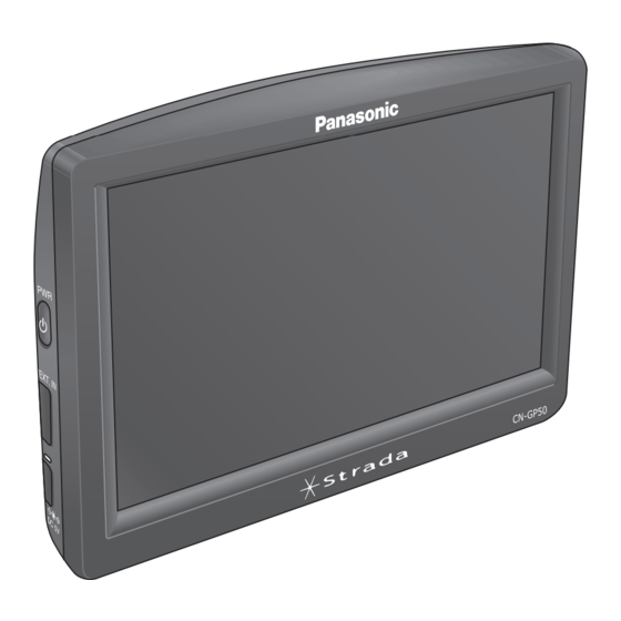 Panasonic Strada CN-GP50N Guía Breve