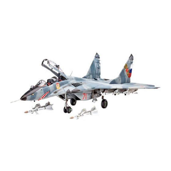 REVELL MiG 29UB/GT Guia De Inicio Rapido