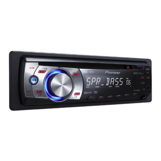 Pioneer DEH-3000MP Manual Del Operador