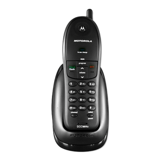 Motorola M6110 Manuales