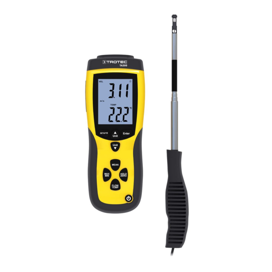 Trotec TA 300 Manual De Instrucciones