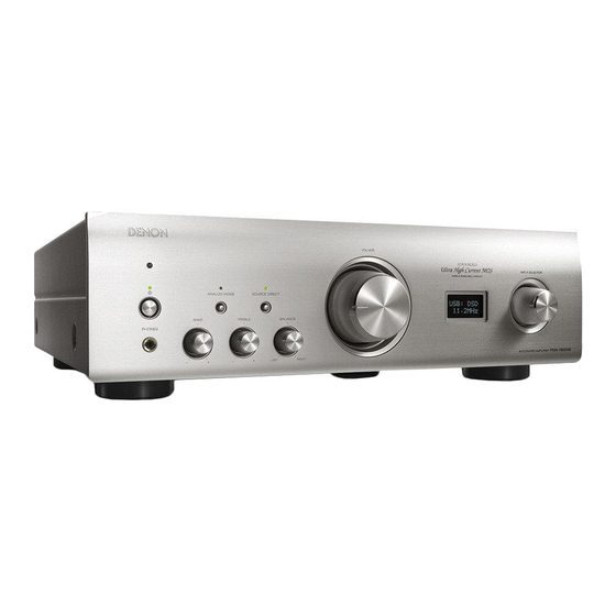 Denon PMA-1600NE Guia De Inicio Rapido