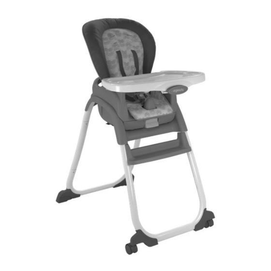 ingenuity Full Course -in-1 High Chair - Astro Manual De Instrucciones