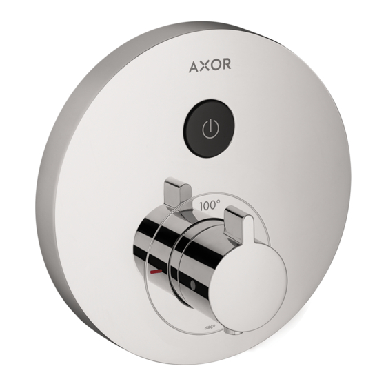 Hansgrohe AXOR 36722 Serie Instrucciones De Montaje / Manejo / Garantía
