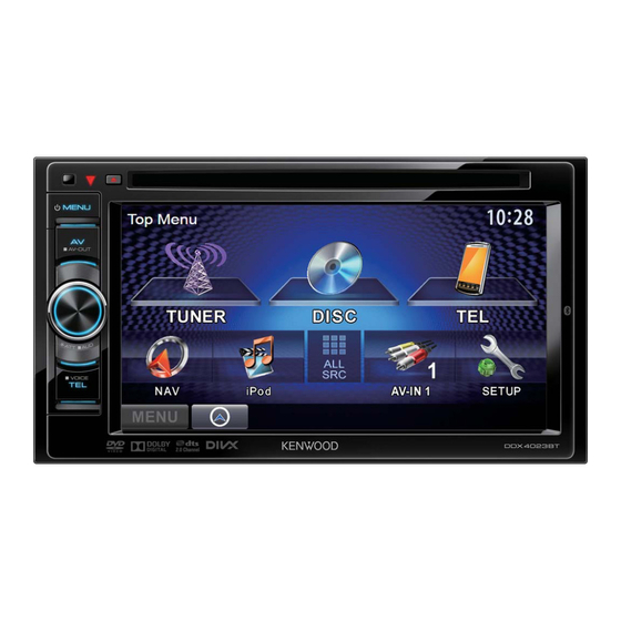 Kenwood DDX6023BT Manual De Instrucciones